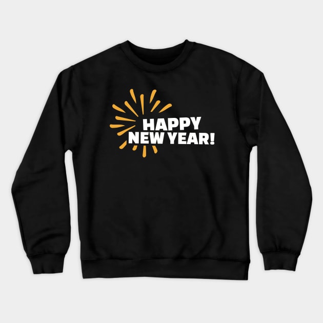 Happy New Year Crewneck Sweatshirt by Designzz